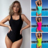 Wholesale One-Piece Slimming Polyester Swimwear