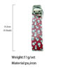 Wholesale Christmas Leather Wristband Keychain