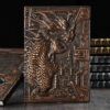 Wholesale Retro Relief Dinosaur PU A5 Notebook Notebook