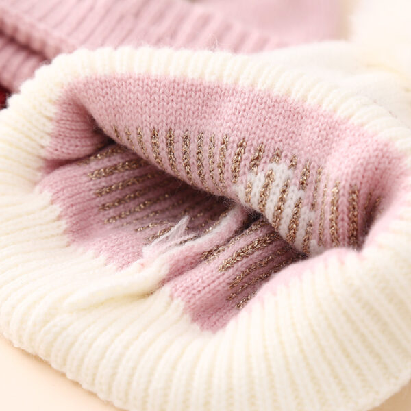 O1CN01BrpYWR1p8mKtDjwHO_2206668985316-0-cib Wholesale Winter Baby Knitted Hat Jacquard Love Hat