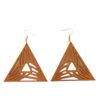 Wholesale African Design Wood Earrings