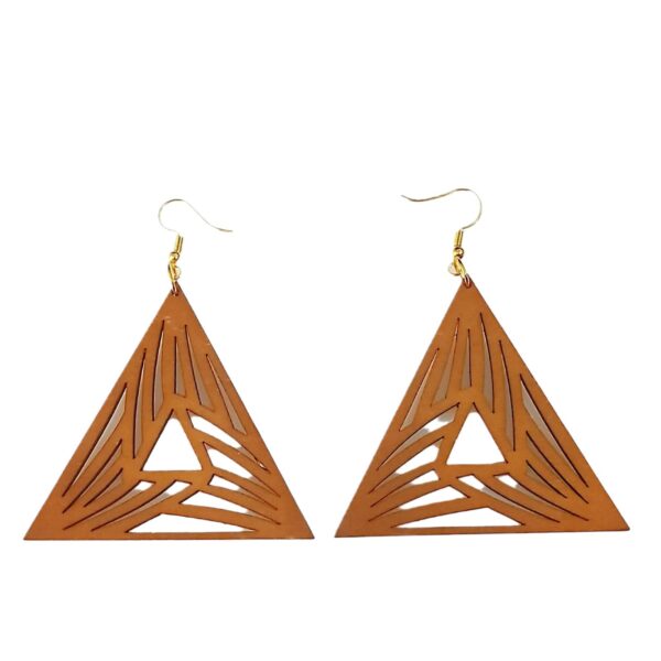 Wholesale African Design Wood Earrings