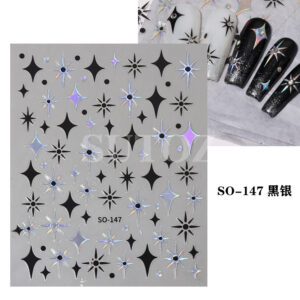 SO147 black silver (bare piece)