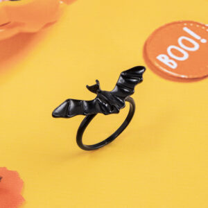 Wholesale Halloween Gothic Bat Alloy Ring