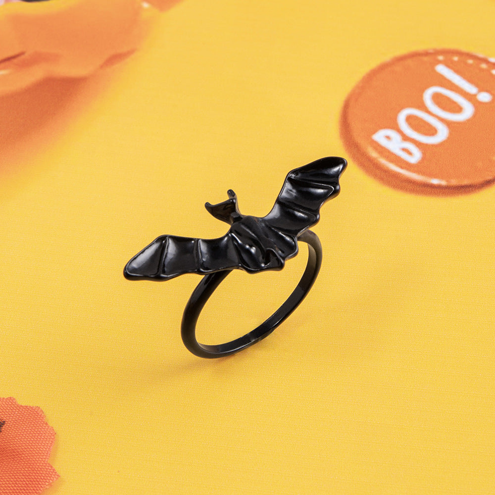 Wholesale Gothic Bat Alloy Ring
