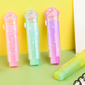 Wholesale PVC Cat Claw Push Pull Eraser