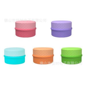 Silicone beauty dispenser 1 (pink, blue, purple, single note color)