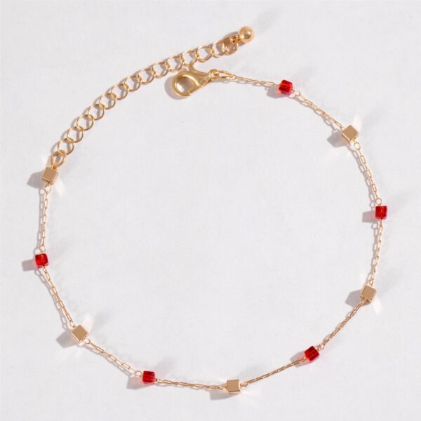 Wholesale Alloy Green Beaded Sugar Cube Ball Necklace