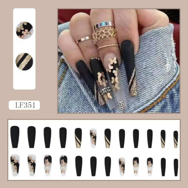 Wholesale Plastic Butterfly Diamond Nail Art Chips