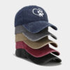 Wholesale Love Dog Claw Soft Top Cotton Baseball Hat