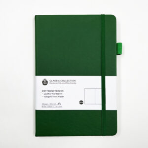 A5 / A5 Dark Green Dot Print Inner Page