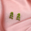 Wholesale Simple Metal Frog Alloy Earrings