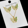 O1CN01C0rN812JcURucbi2Z_2214043069442-0-cib Wholesale Butterfly Titanium Steel Necklace Color Preservation Micro-set Earrings Necklaces Set