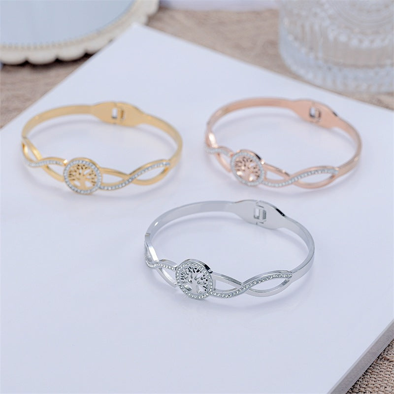 Wholesale Tree of Life Stainless Steel Bracelet