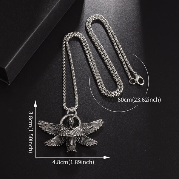 Wholesale Seraph Pendant Alloy Necklace