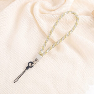 K1119 Small rope head diamond chain mobile phone chain yellow / 6mm drill chain