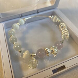 Cat's Eye Amethyst Small Brave Brand Bracelet