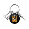 Wholesale Father's Day Hammer Wrench Screwdriver Color Printed Stainless Steel Keychain