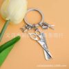 Wholesale Scissors Hair Dryer Comb Alloy Keychains
