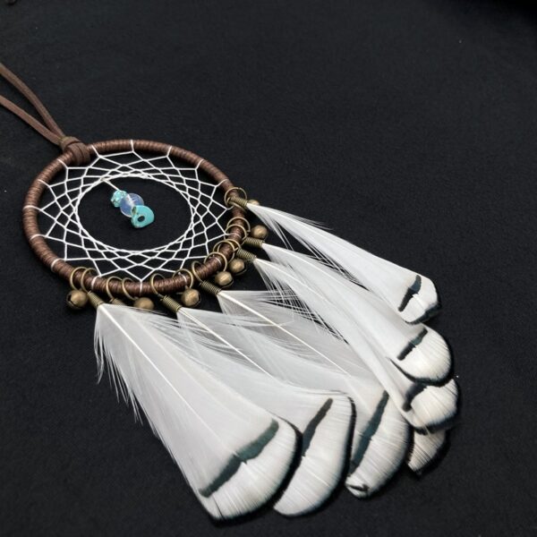O1CN01CA7GAX2KGnEGSaggK_2883559530-0-cib Wholesale Dreamcatcher Feather Bell Mixed Material Car Accessories