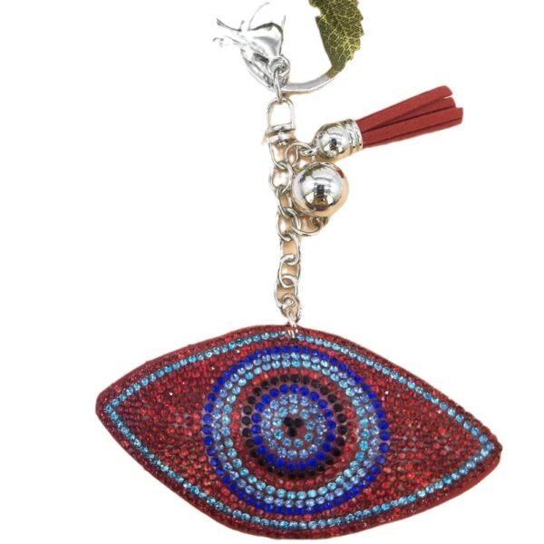 O1CN01CAtnJe1a87bngr80T_2214423013284-0-cib Wholesale Rhinestone Diamond Devil Eye Keychain