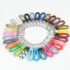 Wholesale Braided Color Leather Rope Keychain