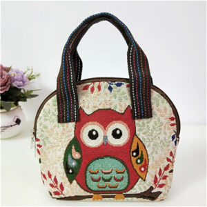 Khakis an owl shell bag