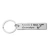 Wholesale Reminder I Love You Dad Mom Stainless Steel Keychains