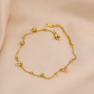 Gold anklet