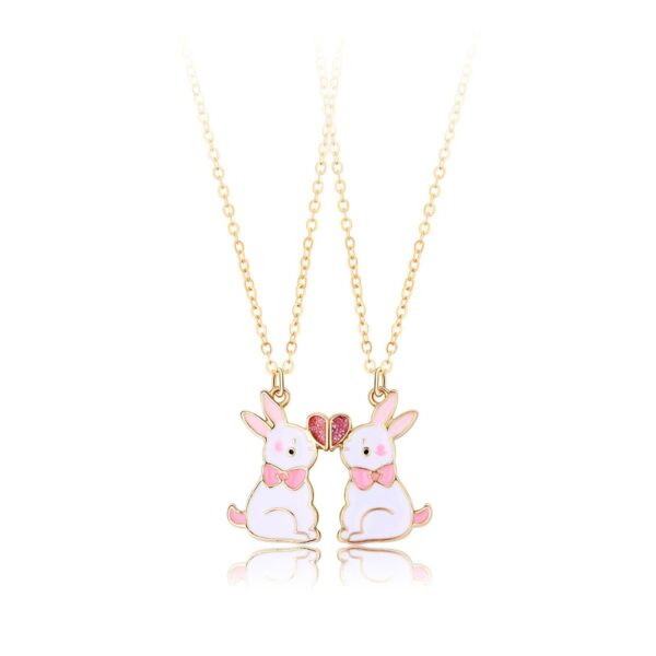 O1CN01CGVoZf1NgqiBXQCfg_2208121451600-0-cib Wholesale Cartoon Cat Fox Avocado Love Stitching Magnetic Necklace