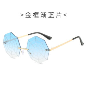 Gold Frame Gradual Blue Film