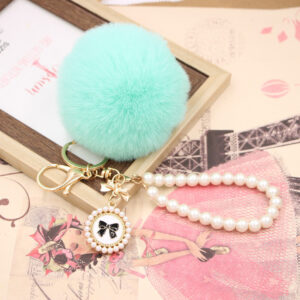 Mint Green / Pearl Bow