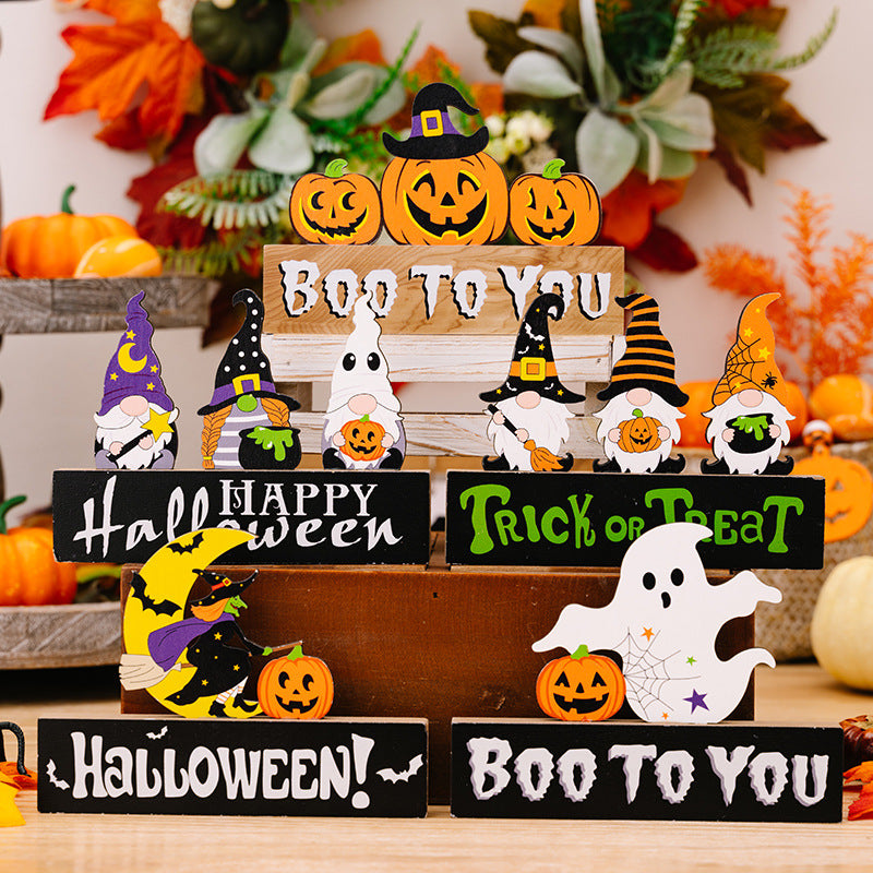 Wholesale Pumpkin Wood Ornaments