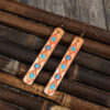 Wholesale Bohemian Retro Geometric Leather Earrings