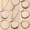 Wholesale Ceramic Gravel Colored Necklaces