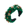 O1CN01COuT9s2LDsSsmdstJ_2206398079659-0-cib Wholesale Christmas Middle Knot Christmas Tree Snowflake Accessories Rhinestone Head Hoop