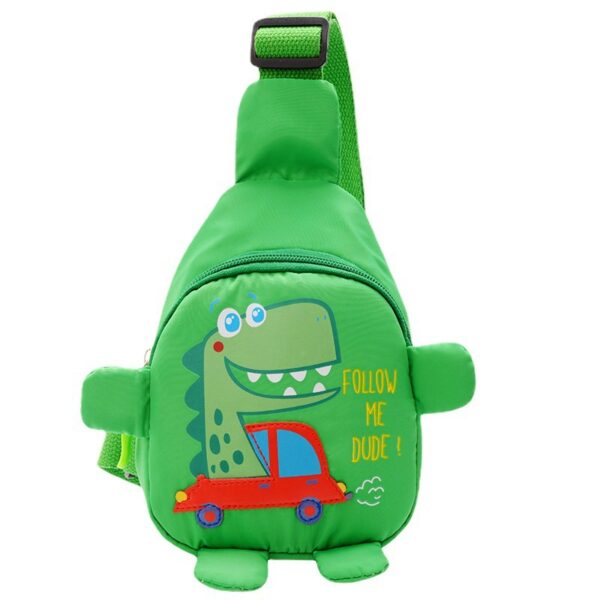 Wholesale Nylon Cartoon Dinosaur Kids Chest Bag
