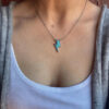 Wholesale Bohemian Vintage Creative Turquoise Lightning Alloy Pendants