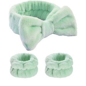 #17 Green Hair Band 1 Wrist Band 2 (Flat Car Seam Interface)