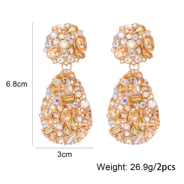 O1CN01CUod982BkGIAP59sK_2031248376-0-cib Wholesale Drop-shaped Alloy Diamond Stud Earrings