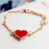 O1CN01CVQADw1yaYrlJEwff_2215209296595-0-cib Wholesale White Four Leaf Clover Heart Love Bracelet