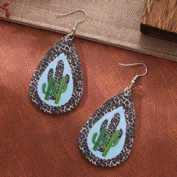 O1CN01CVgDcq1ftMSxBPMob_3172764064-0-cib Wholesale Water Drop Guitar Leopard Cactus Leather Earrings