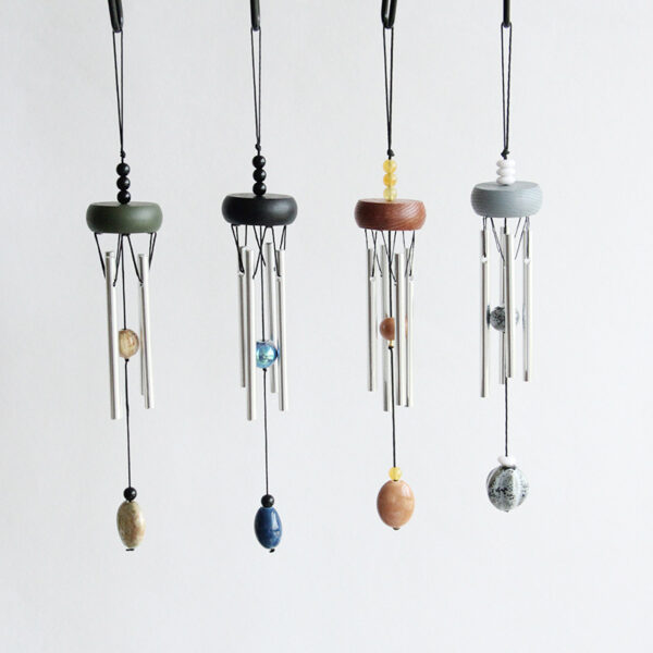 Wholesale Solid Aluminum Rod Metal Mini Wind Chime Decorative Pendant