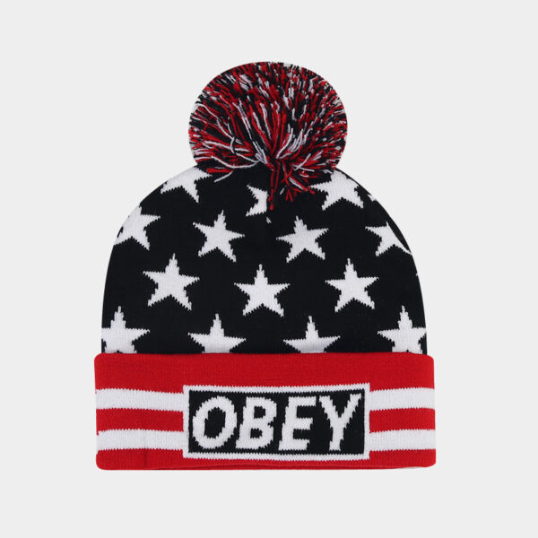O1CN01CWc0dz2AbGvKE079Q_2496528221-0-cib Wholesale Knitted Hats with Five-pointed Star Striped Jacquard Acrylic Ear Protectors