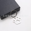 Wholesale Stainless Steel Cat Claw Keychains