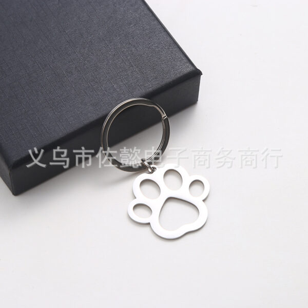 Wholesale Stainless Steel Cat Claw Keychains