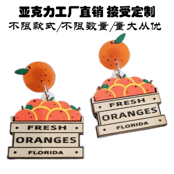 Wholesale Personalized Exaggerated Acrylic Earrings