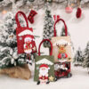 Wholesale Christmas Decorations Linen Cloud 3D Doll Handbag