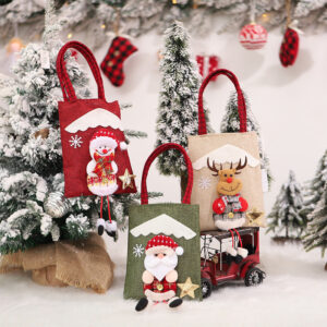 O1CN01CcwNFt1eEJBQgbSZ5__988153839-0-cib Wholesale Christmas Decorations Linen Cloud 3D Doll Handbag