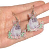 O1CN01Cf0Kb51ZFcYLDm652_1794553165-0-cib Wholesale Acrylic Double Layer Printing Cute Cartoon Animal Rabbit Easter Earrings
